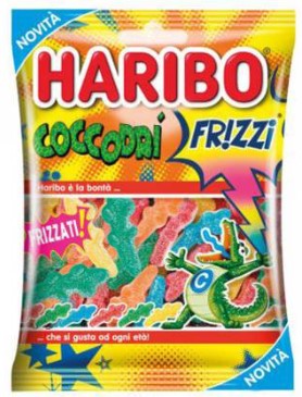 CARAMELLE HARIBO COCCODRI FRIZZI GR.90 BS         