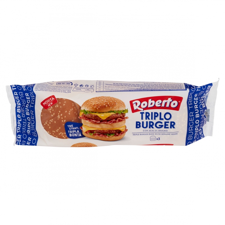 ROBERTO 3 PANINI TRIPLO BURGER GR.240