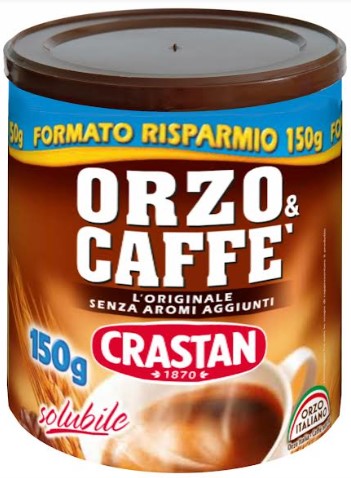 ORZO & CAFFE' SOLUB.CRASTAN GR.150