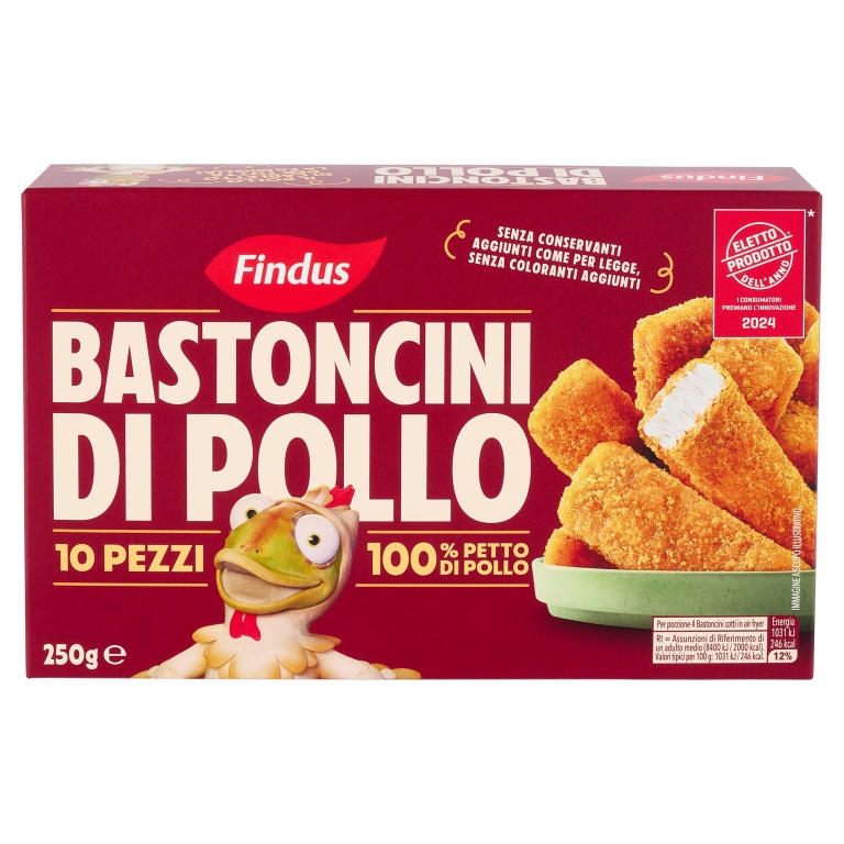 BASTONCINI DI POLLO FINDUS G250                   
