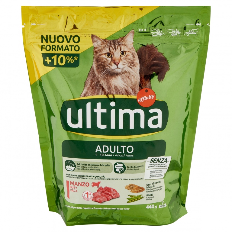 ULTIMA GATTO MANZO E RISO GR.440