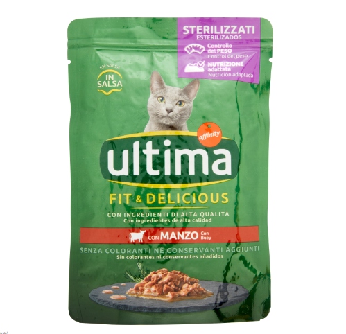 ULTIMA GATTO MANZO STERILIZZATO GR.85