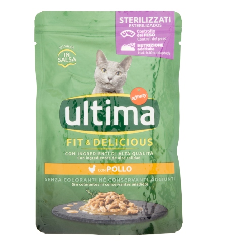 ULTIMA GATTO POLLO STERILIZZATO GR.85