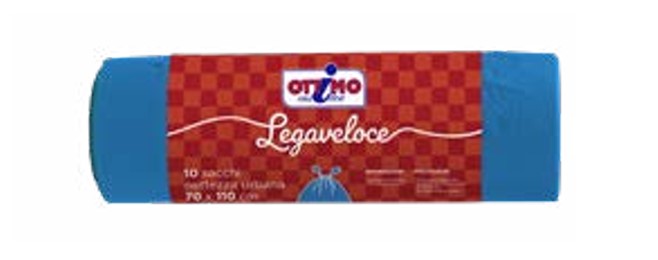 SACC.NETTEZZA LV BLU OTTIMO 70X110 PZ 10