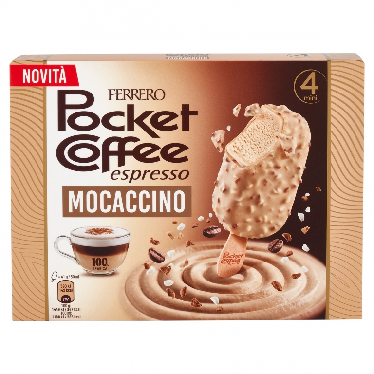 GELATO FERRERO POCKET COFFEE MOKACCINO T4X9 GR.164