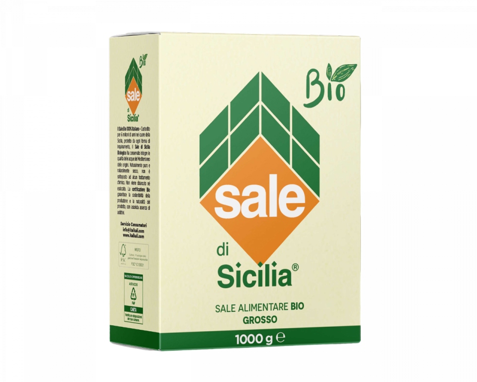 SALE DI SICILIA SALE BIO ALIMENTARE GROSSO 1000 G