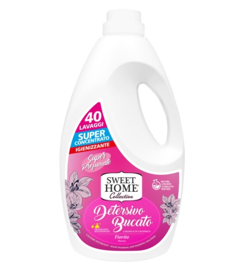 SWEET HOME DETERSIVO BUCATO FIORITO 40 LAV