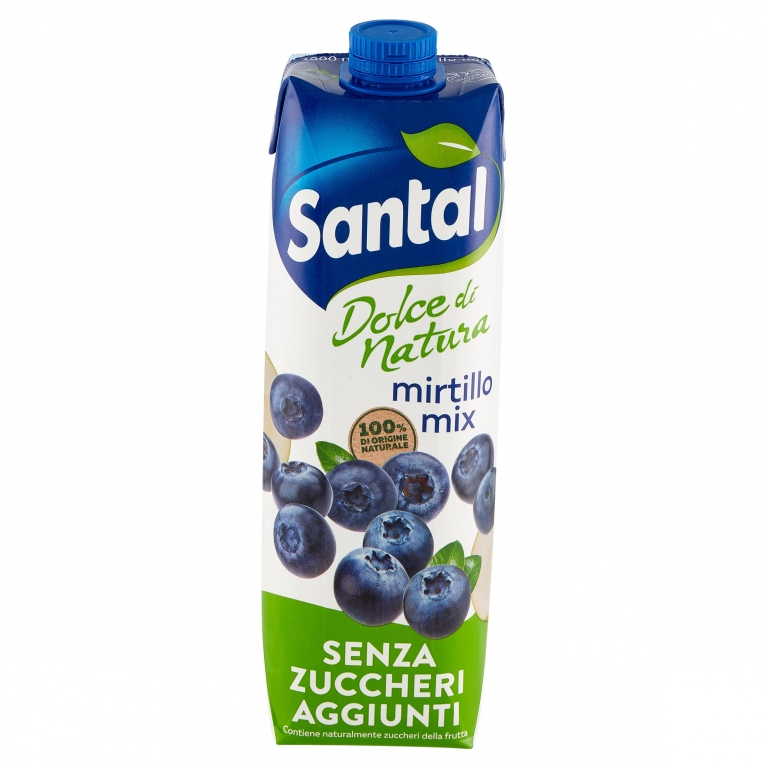SANTAL DOLCE DI NATURA SENZA ZUCCHERI AGGIUNTI 1000     ML MIRTILLO