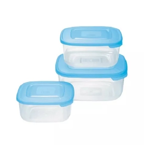 FRIGO BOX QUADRATO TONTARELLI SET 3 PEZZI