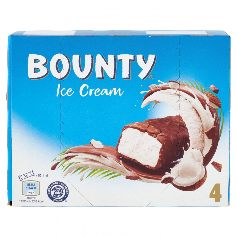 BOUNTY ICE BARRETTE GELATO MPK X4                 