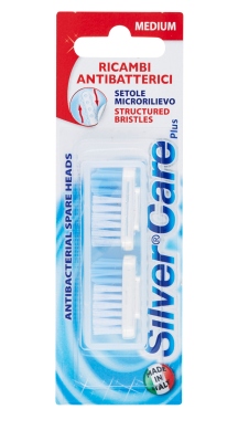 RICAMBIO SPAZ.PLUS SILVER CARE MEDIE X2