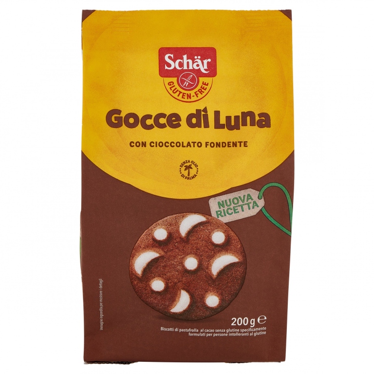 BISC.SCHAR GOCCE DI LUNA AL CACAO GR.200 S/GLUTINE