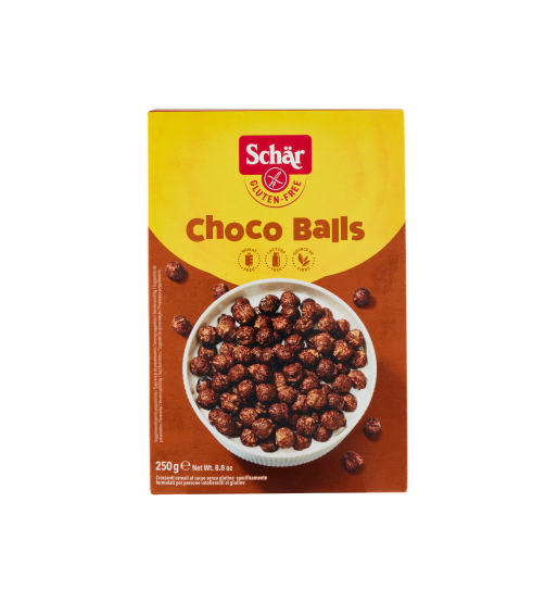 CEREALI SCHAR CHOCO BALLS GR.250 S/GLUTINE