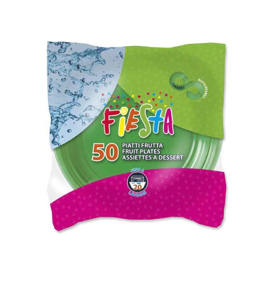 PIATTI DESSERT RIUTIL.FIESTA VERDE PZ.50