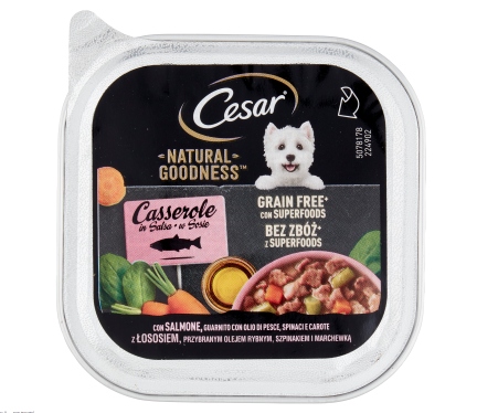 CESAR NATURAL GOODNES SALMONE SPINACI CAROTE GR.100