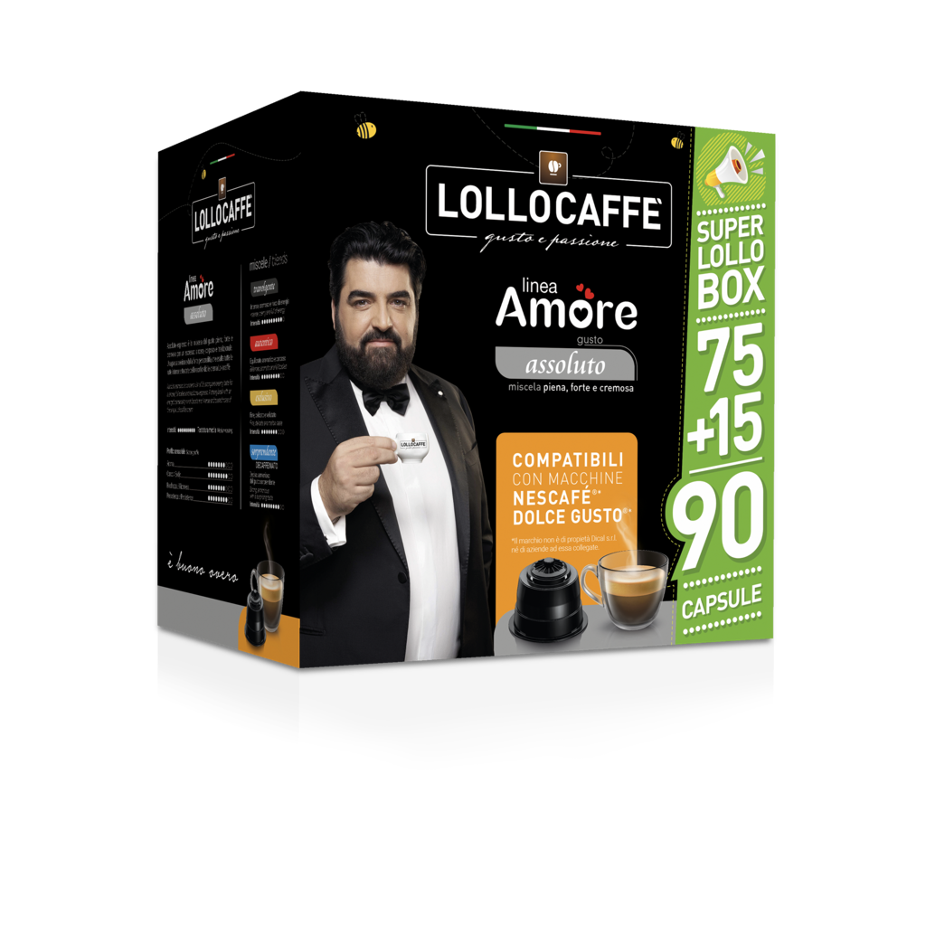 CAFFE' LOLLO CAPS AMORE DOLCEGUSTO X75PZ+15OM