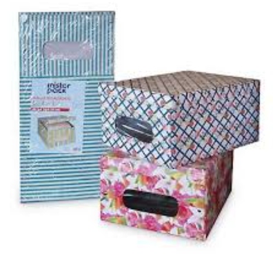 SCATOLA GUARDAROBA IN VINILE MISTERPACK 38X50X24