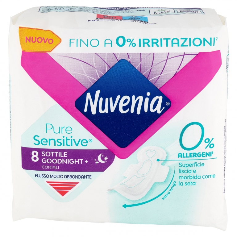 ASS.NUVENIA PURE SENSITIVE MAXI NOTTE PZ.8
