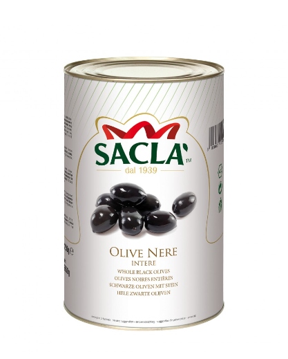 OLIVE NERE SACLA'INTERE KG.5 LATTA