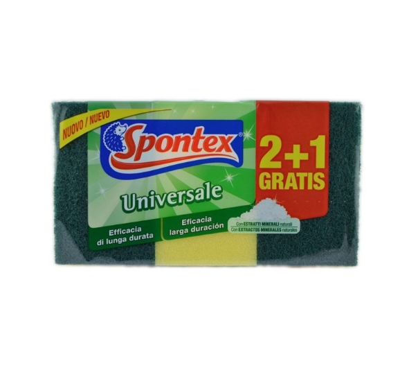 SPUGNA ABR.SPONTEX UNIVERSALE 2+1