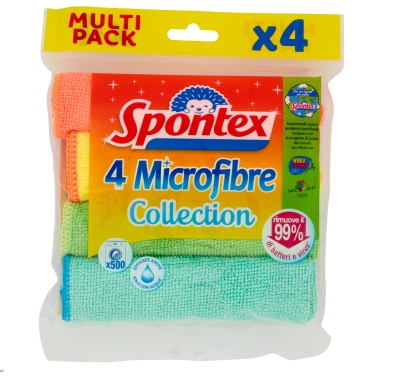 PANNI SPONTEX MICROFIBRE X4