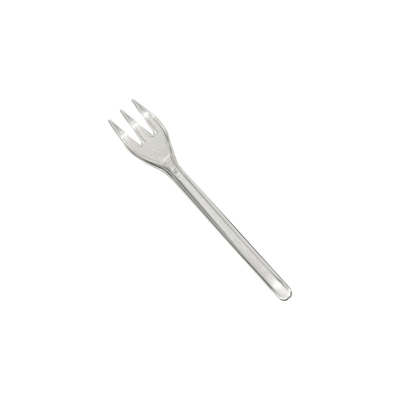 FORCHETTINA MINI 100MM TRASPARENTE 50 PZ