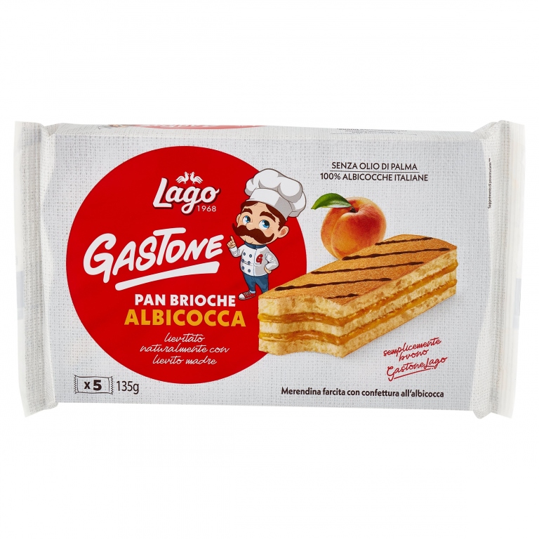 PAN BRIOCHE ALBICOCCA LAGO GR.135                 