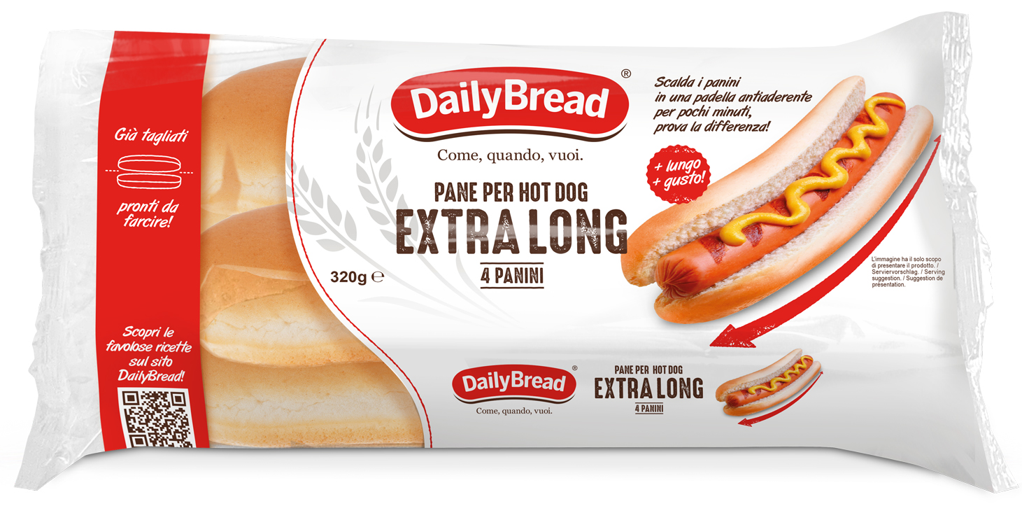 DAILYBREAD HOT DOG EXTRA LONG GR.320