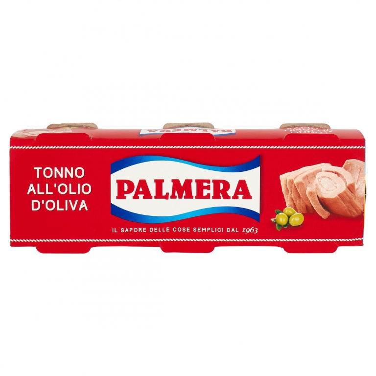 PALMERA TONNO ALL'OLIO DI OLIVA 3 X 70 G