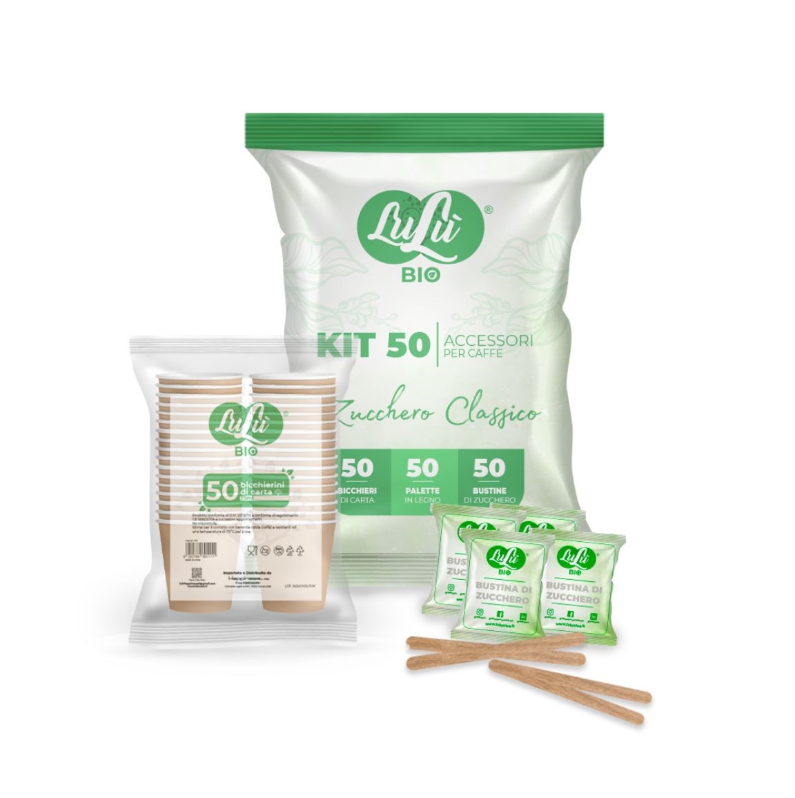 KIT ACCESSORI PER CAFFE'PZ 50 BICC+PALETTA+ZUCC