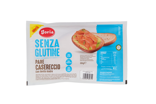 DORIA PANE CASARECCIO S/GLUTINE GR.220