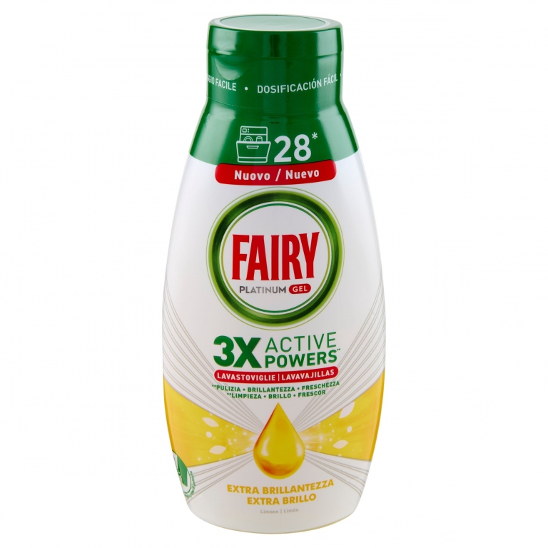 FAIRY GEL PLATINUM LEMON 28 LAV ML 504
