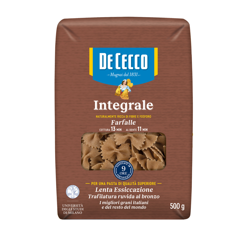 PASTA DE CECCO INTEGR.FARFALLE N93 G500