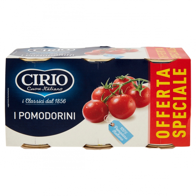 POMODORINI CIRIO GR.400X3 LATTINA OFF.SPECIALE    