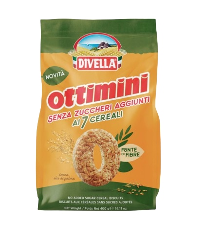 BISC. DIVELLA OTTIMINI 7 CEREALI S/Z GR.400