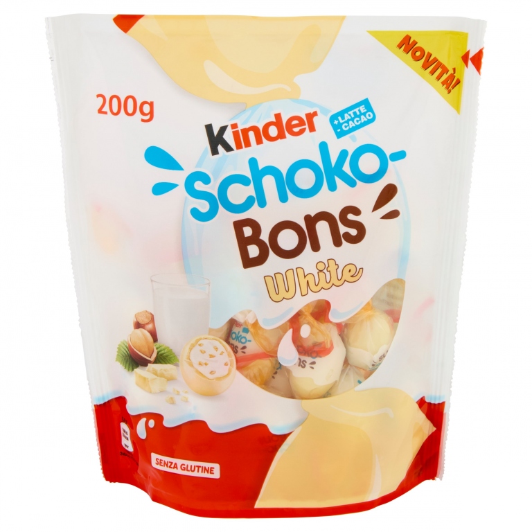 KINDER SCHOKO-BONS WHITE 200 G