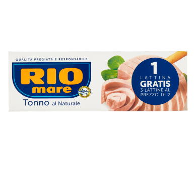 RIO MARE TONNO AL NATURALE 3 X 80 G