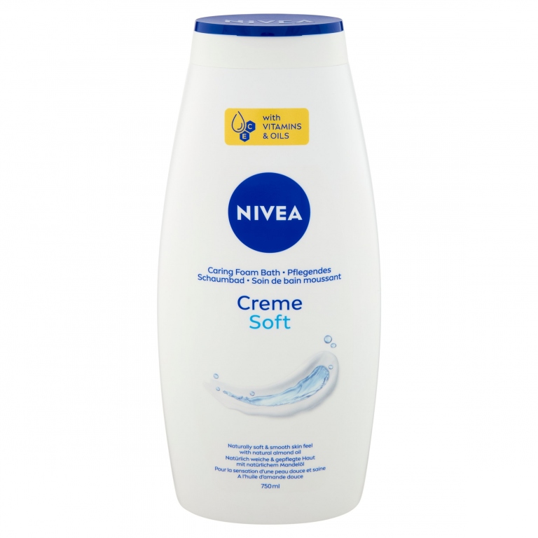 BAGNOSCH.NIVEA ML.750 CREME SOFT NEW