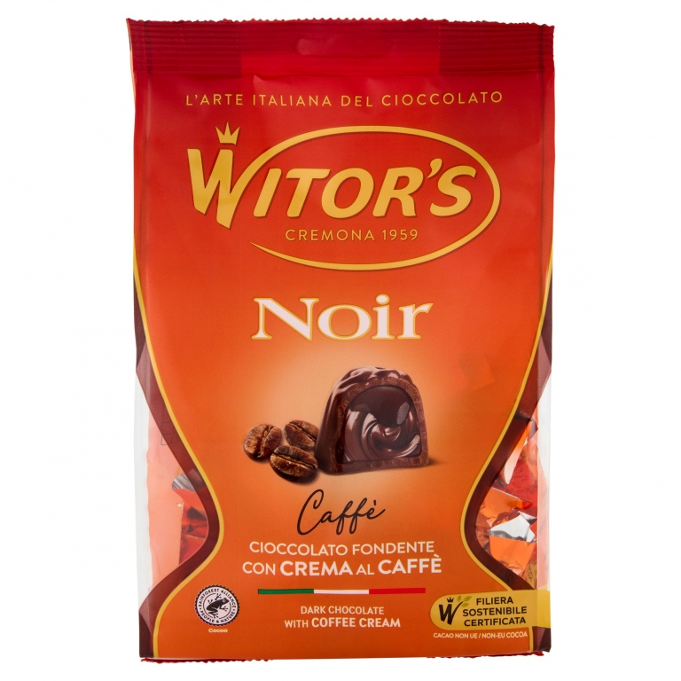 WITOR'S NOIR CIOCCOLATO FONDENTE CON CREMA CAFFE'      200 G
