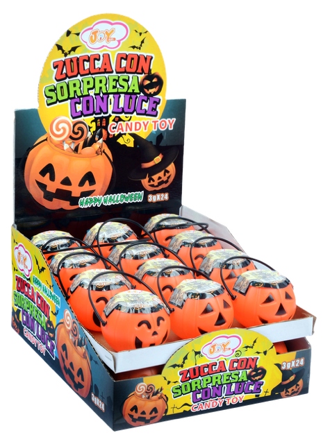 ZUCCA HALLOWEEN LUMINOSA C/SORPRESA