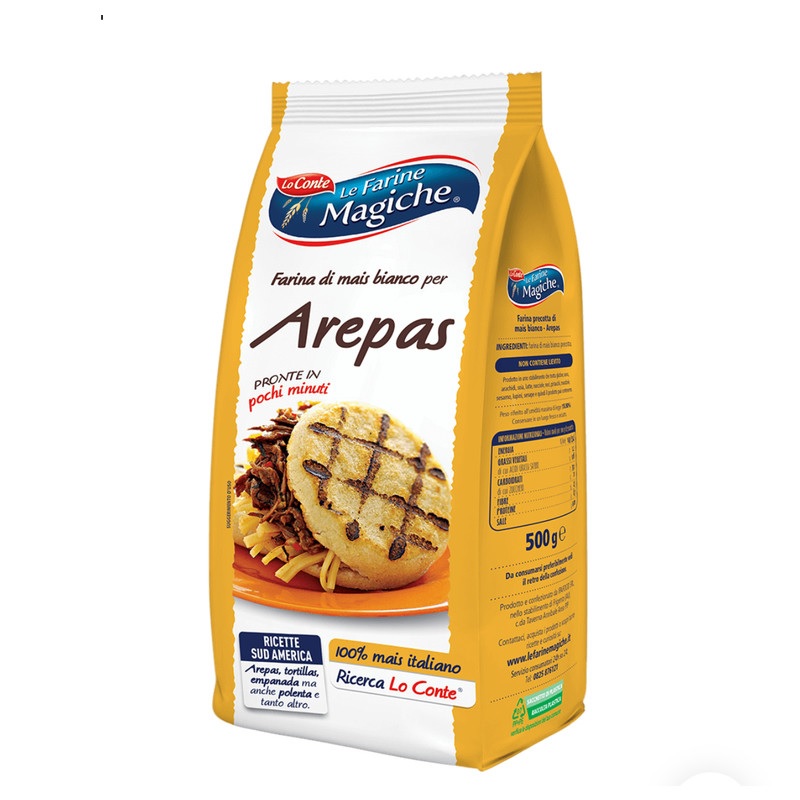 FARINA LO CONTE AREPAS MAIS BIANCO GR.500         