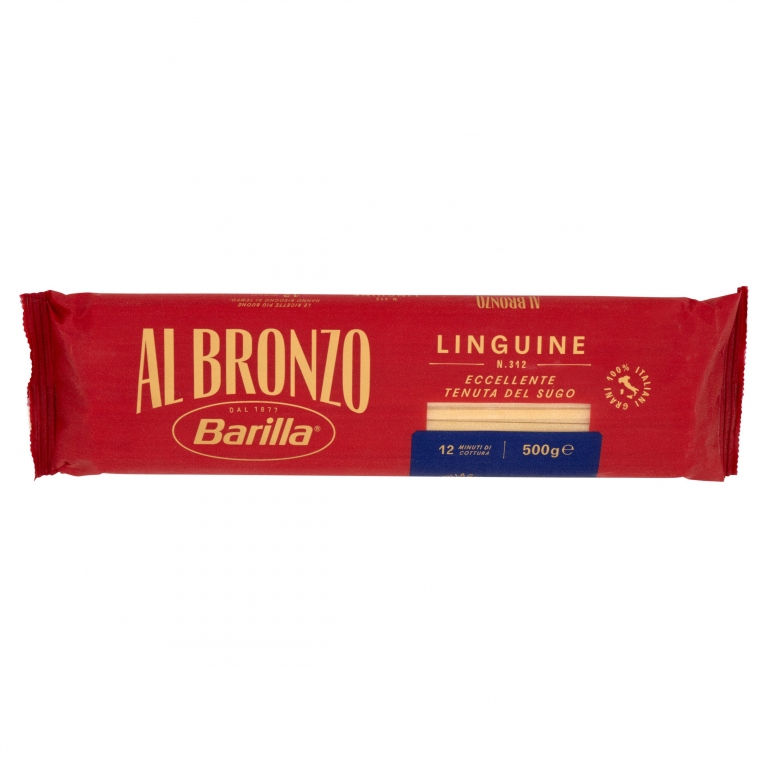 PASTA BARILLA AL BRONZO LINGUINE GR.500.