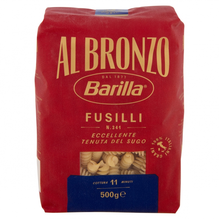 PASTA BARILLA AL BRONZO FUSILLI GR.500