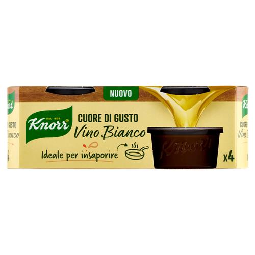 KNORR CUORE DI BRODO MANZO 4 X 28 G VINO BIANCO