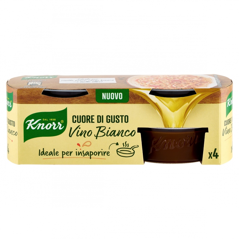 KNORR CUORE DI BRODO MANZO 4 X 28 G VINO BIANCO