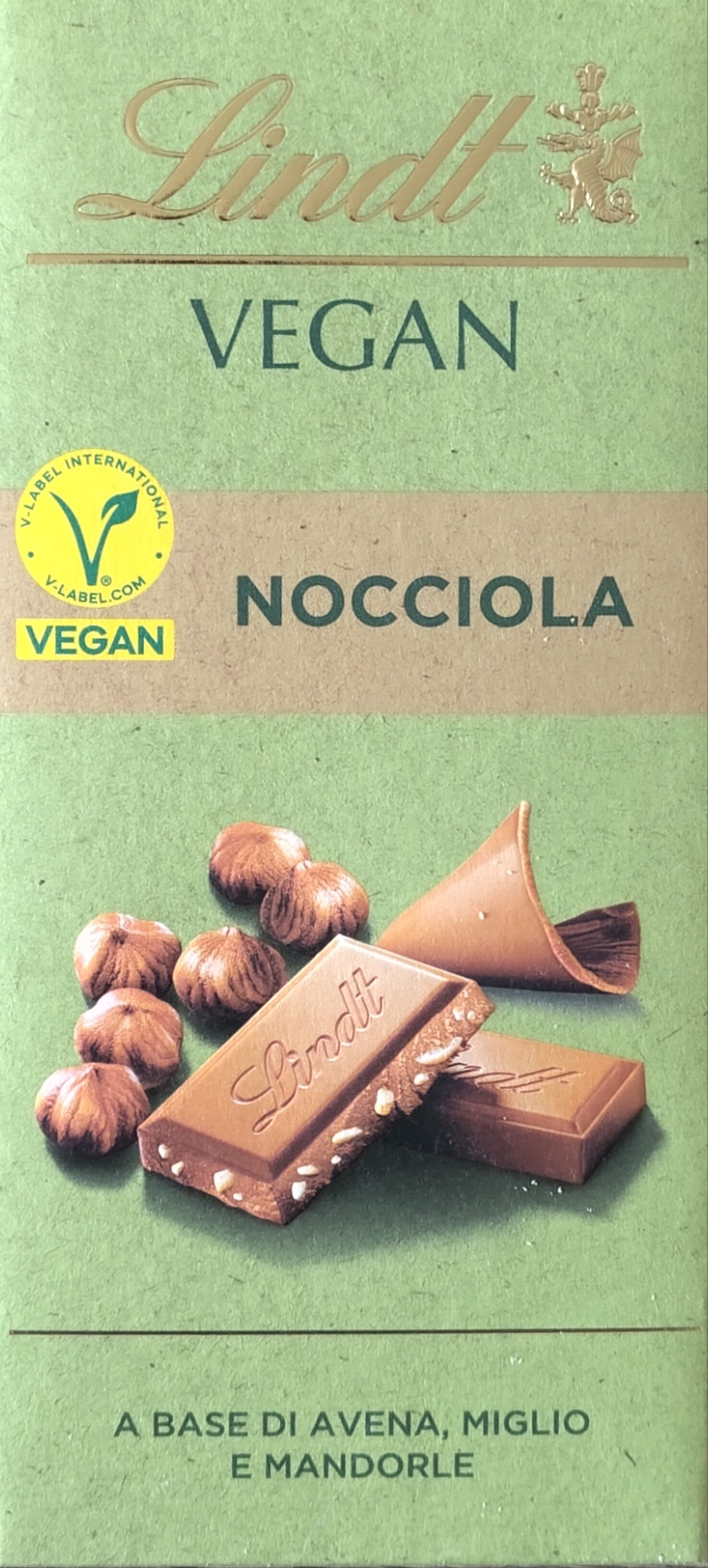 LINDT TAV.VEGAN RICETTA NOCCIOLA GR100            