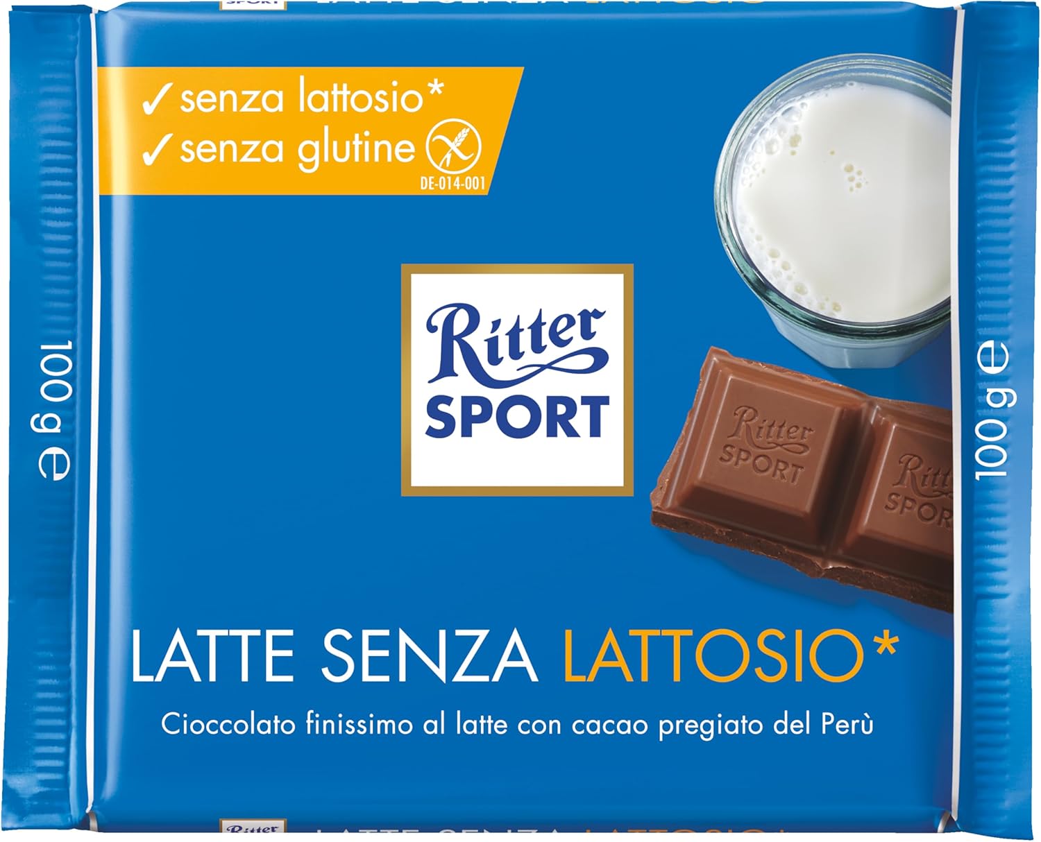 RITTER SPORT S/LATTOSIO GR.100X128                