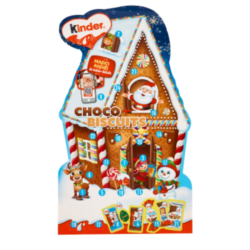 FERRERO KINDER CAL AVV CHOCO BISCUITS GR.198X48   