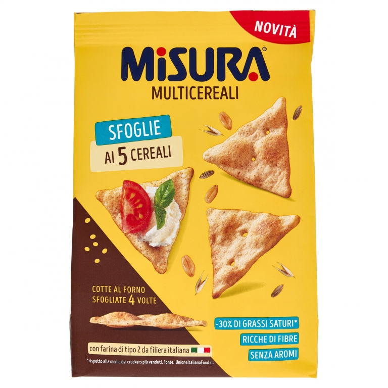 MISURA SFOGLIE MULTICEREALI GR.170