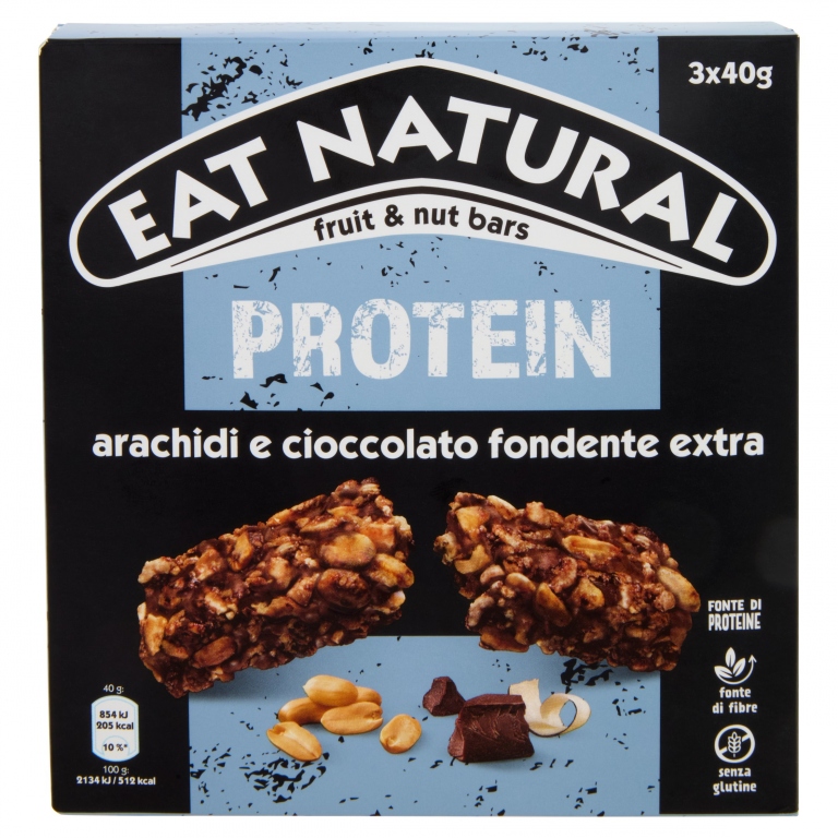 BARRETTE EAT NATURAL PRO CIOCC. E ARACH. GR.120